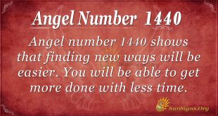 Angel Number 1440