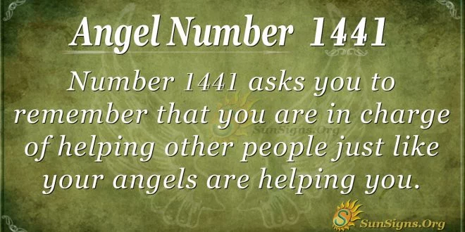 Angel Number 1441