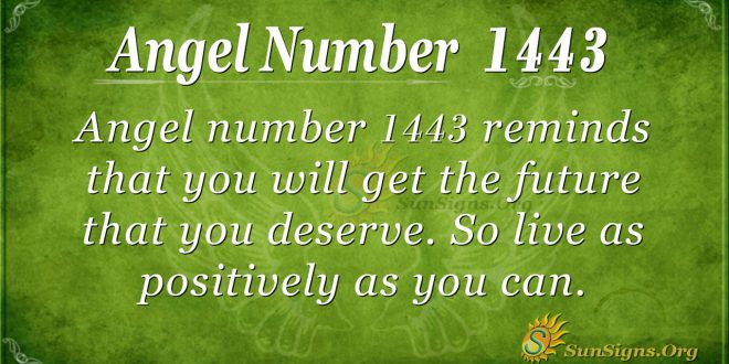 Angel Number 1443
