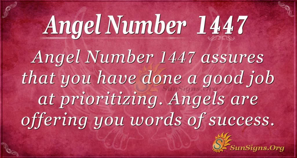 Angel Number 1447