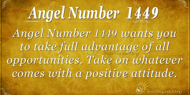 Angel Number 1449