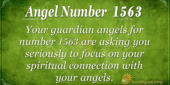 Angel Number 1563
