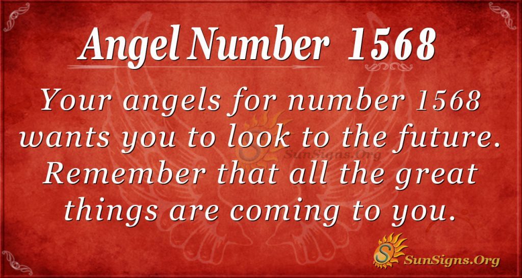Angel Number 1568