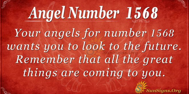 Angel Number 1568