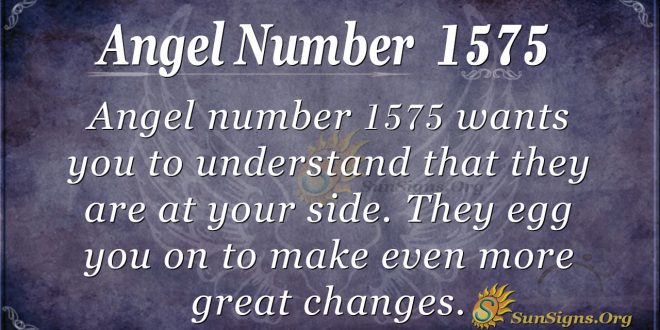 Angel Number 1575