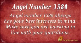 Angel Number 1580