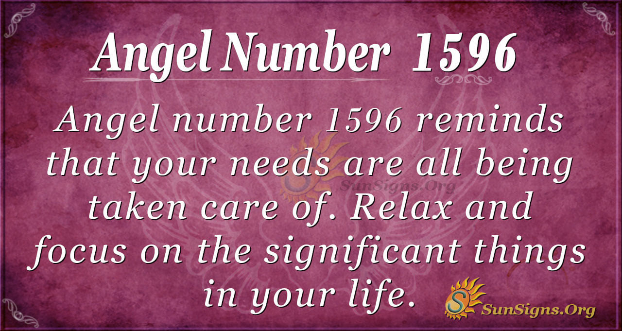 Angel Number 1596 Meaning: Keep Working Hard - SunSigns.Org