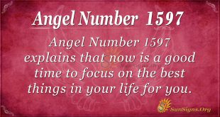 Angel Number 1597
