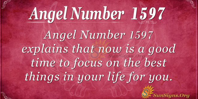 Angel Number 1597