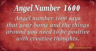 Angel Number 1600