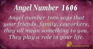 Angel Number 1606
