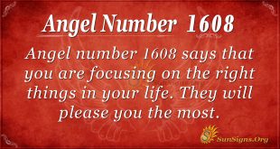 Angel Number 1608