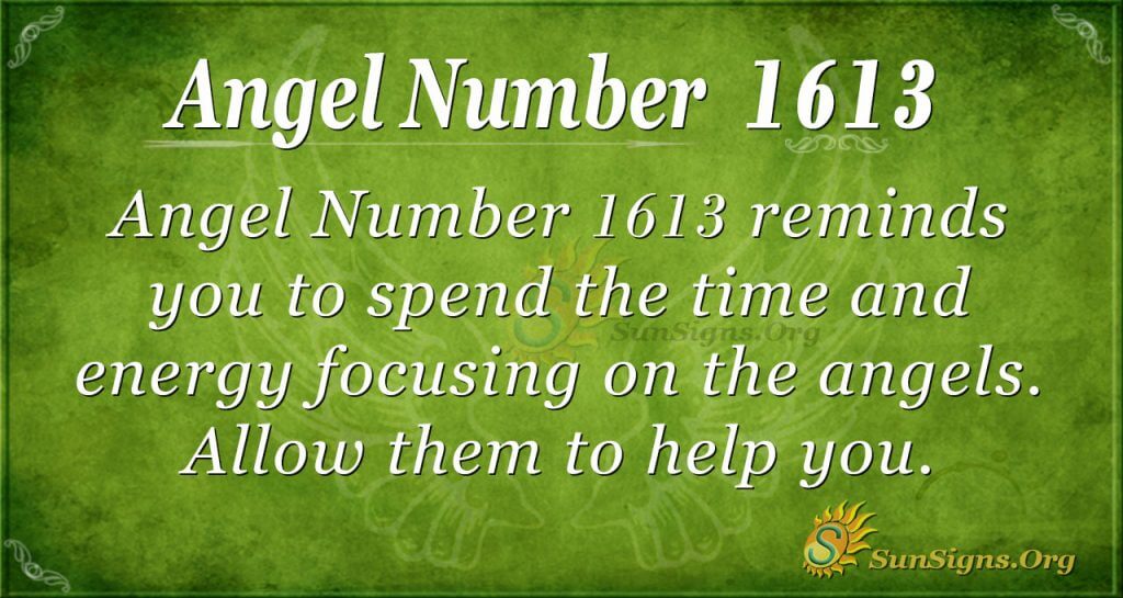 Angel Number 1613