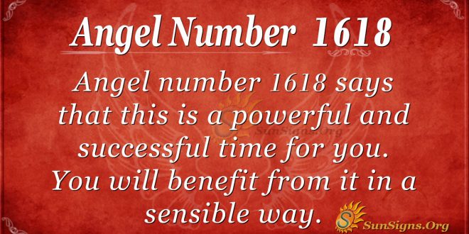 Angel Number 1618