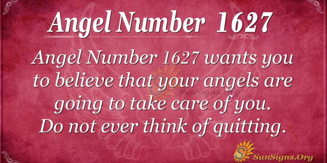 Angel Number 1627