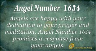 Angel Number 1634