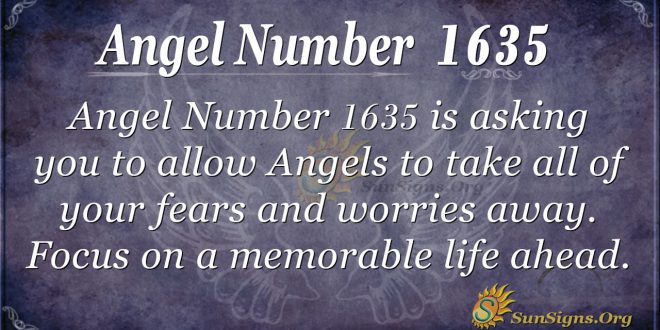 Angel Nuumber 1635