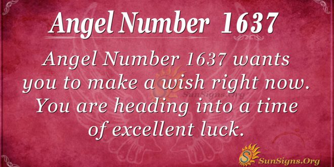 Angel Number 1637
