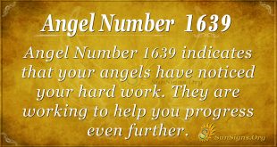Angel Number 1639