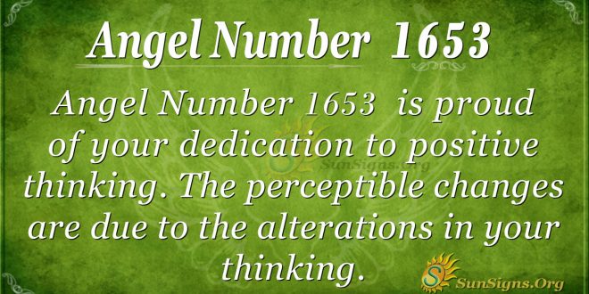 Angel number 1653