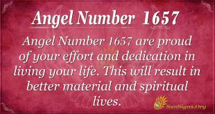 Angel Number 1657