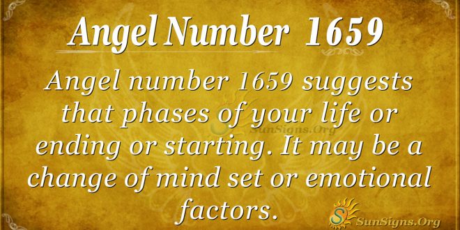 Angel Number 1659