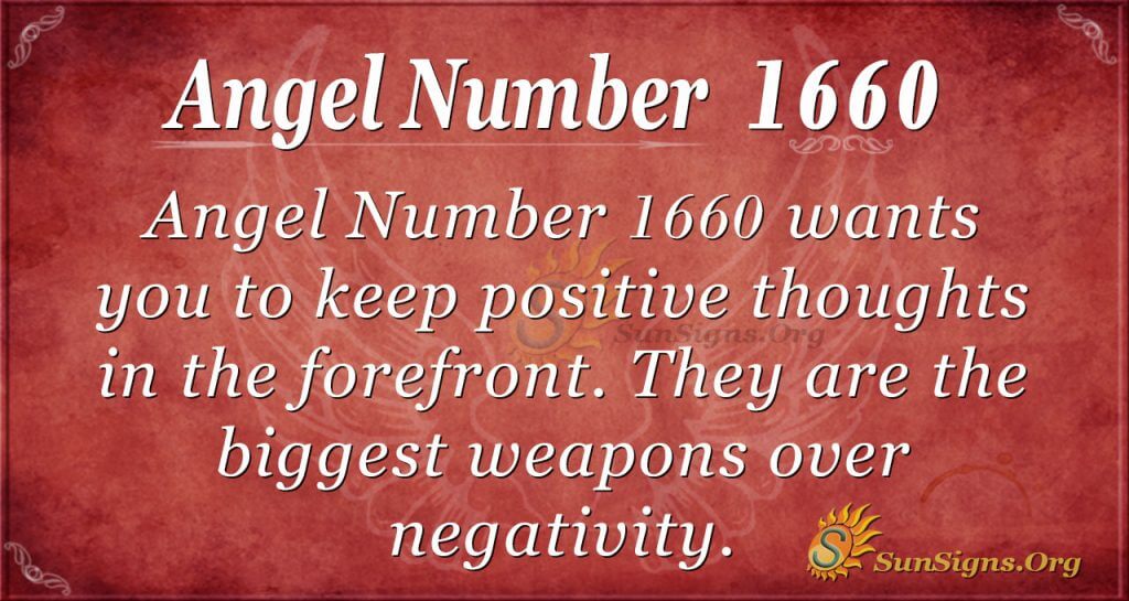 Angel Number 1660