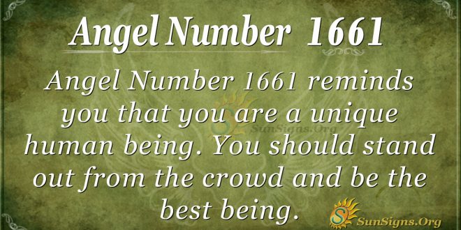 Angel Number 1661