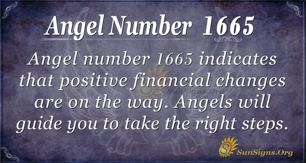 Angel Number 1665