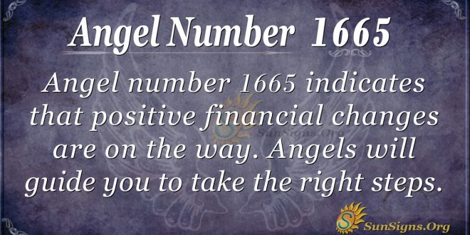 Angel Number 1665