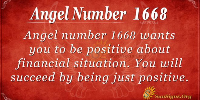 Angel Number 1668