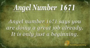 Angel Number 1671