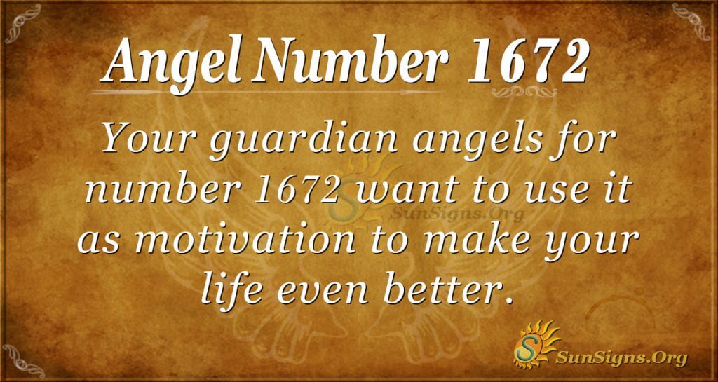 Angel Number 1672