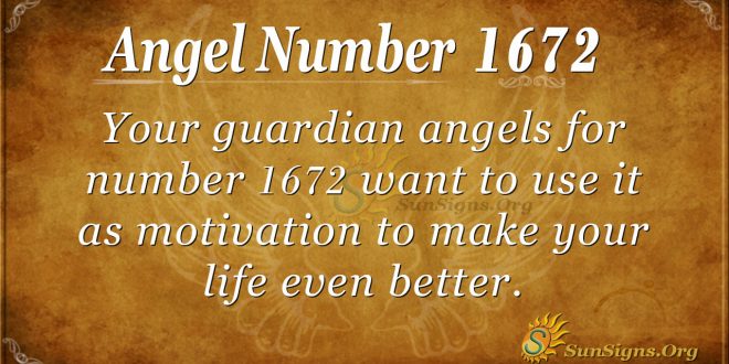 Angel Number 1672