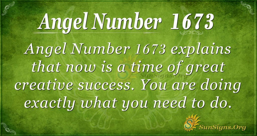 Angel Number 1673