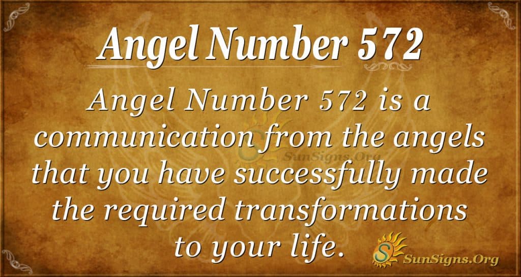 angel number 572