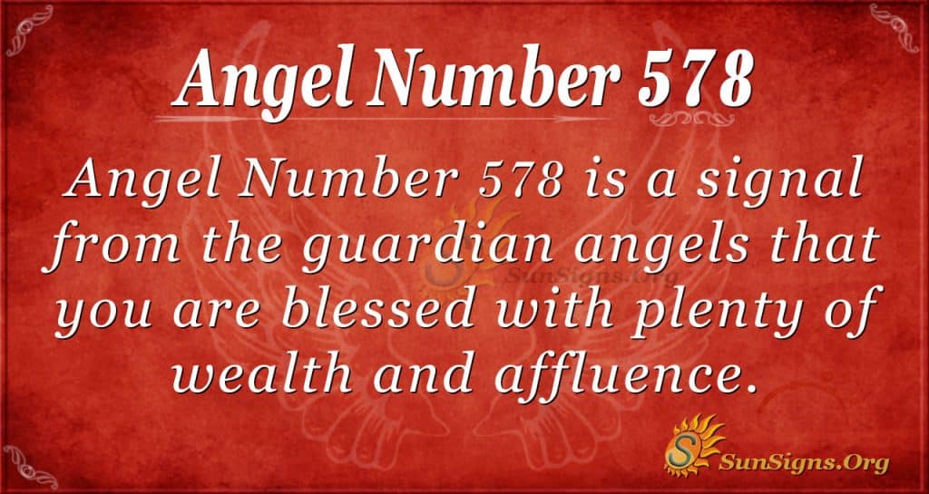 angel number 578