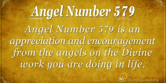 angel number 579
