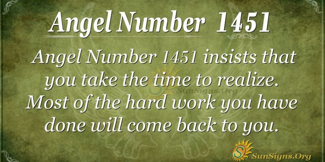 Angel number 1451