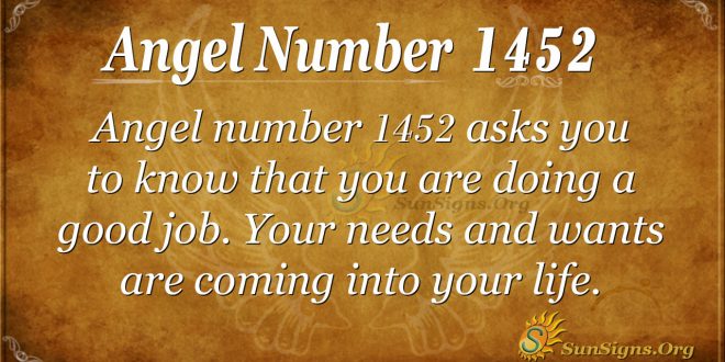 Angel Number 1452