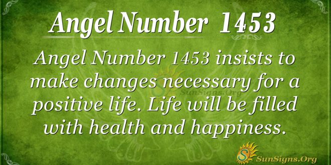 Angel Number 1453