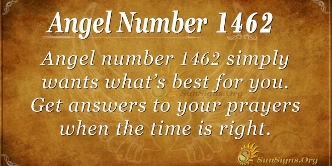 Angel Number 1462