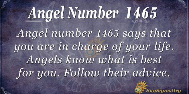 Angel Number 1465