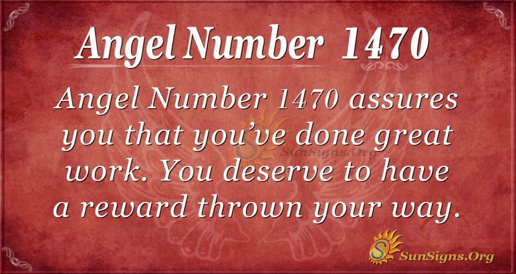 Angel Number 1470