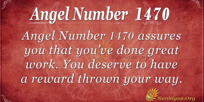Angel Number 1470