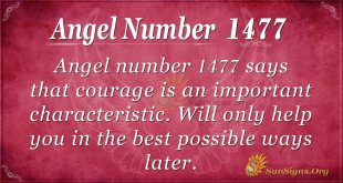 Angel Number 1477