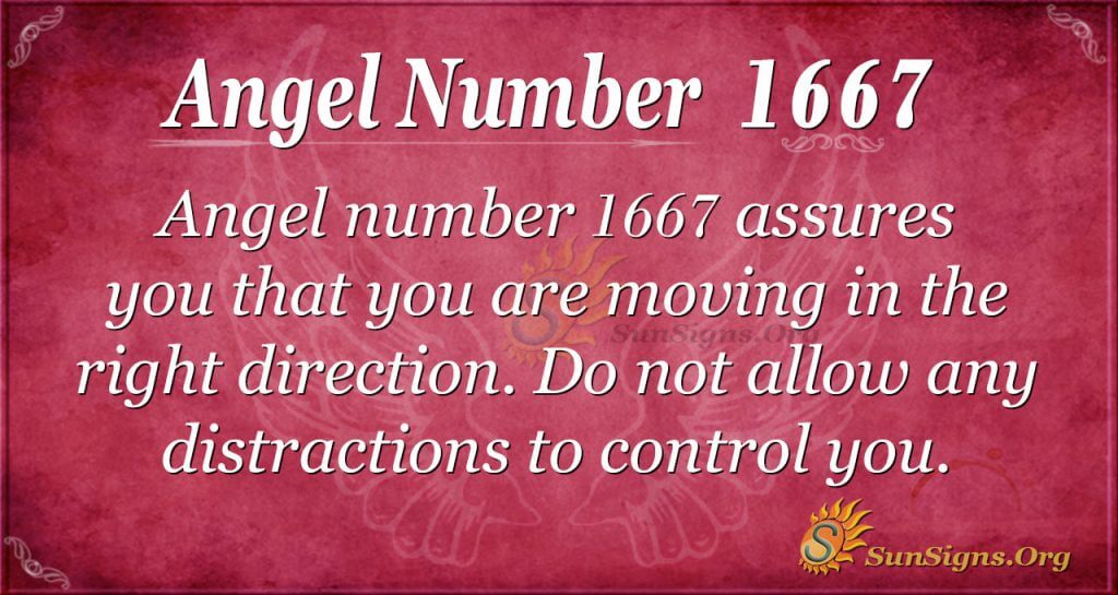 Angel Number 1667
