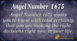 Angel Number 1675