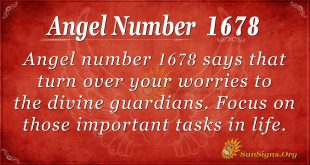 Angel Number 1678