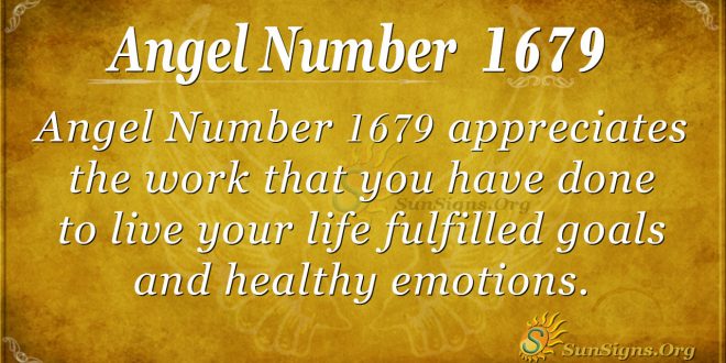 Angel Number 1679